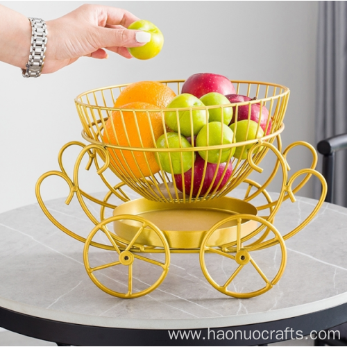 Crown fruit net basket shining